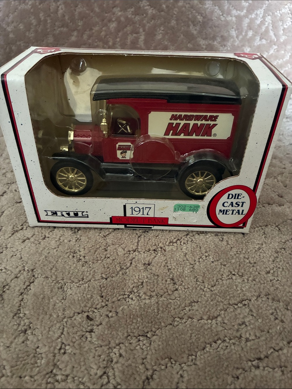 Hardware Hank Red 1917 Die-Cast Toy Delivery Truck